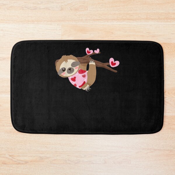 Item preview, Valentine Sloth Hanging From Tree designed and sold by shirleyfinley.