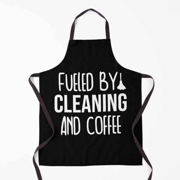 Item preview, Fueled By Cleaning And Coffee - housekeeper cleaner janitor funny Coffee Lover designed and sold by Alaadin Bendali Braham.
