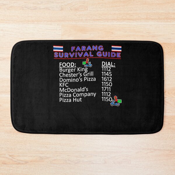 Item preview, Foreigner Farang Food S-U-R-V-I-V-A-L Guide Bangkok Thailand Lightweight  designed and sold by KJIUYAN.