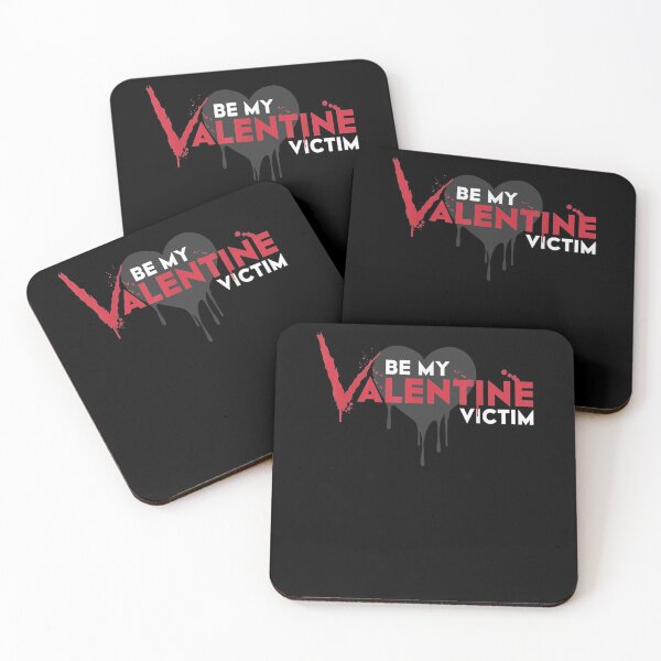 Item preview, Be My Valentine Victim Date Funny True Crime Dark Art designed and sold by shirleyfinley.