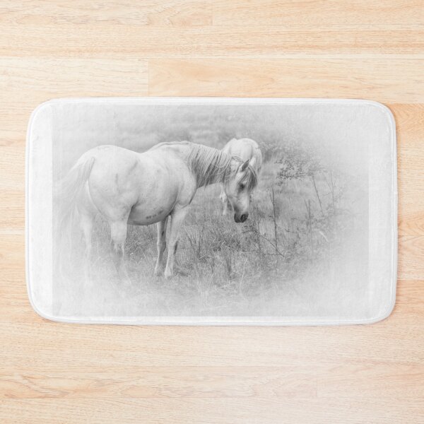 Item preview, White horse grazing designed and sold by Ingo Gerlach.