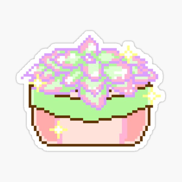 Free: Cute Soft Kawaii Tumblr Pastel Pixelart Pixel Cactus - Cute