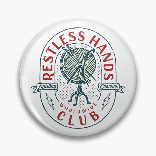Item preview, Restless Hands Club Red designed and sold by martin-up-north.