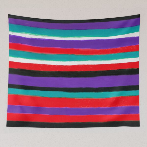 Item preview, Color composition F - stripes in acrylic designed and sold by Psychopeeet.