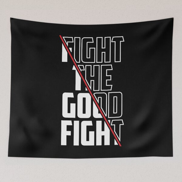 Item preview, Fight the good fight shirt designed and sold by glitchman2.