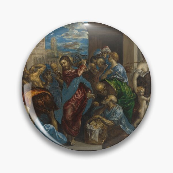 Item preview, Christ Cleansing the Temple - El Greco (Domenikos Theotokopoulos) designed and sold by Kerras Kjobed.