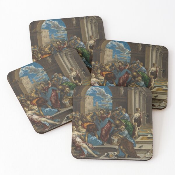 Item preview, Christ Cleansing the Temple - El Greco (Domenikos Theotokopoulos) designed and sold by Kerras Kjobed.