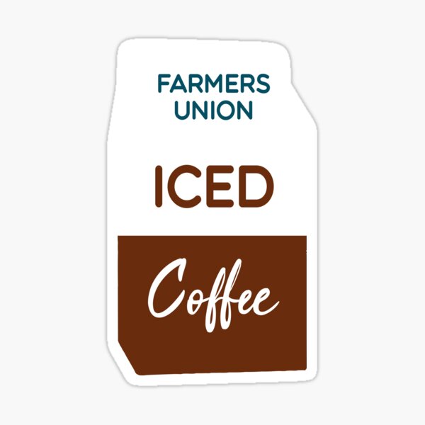 farmers union iced coffee shirt