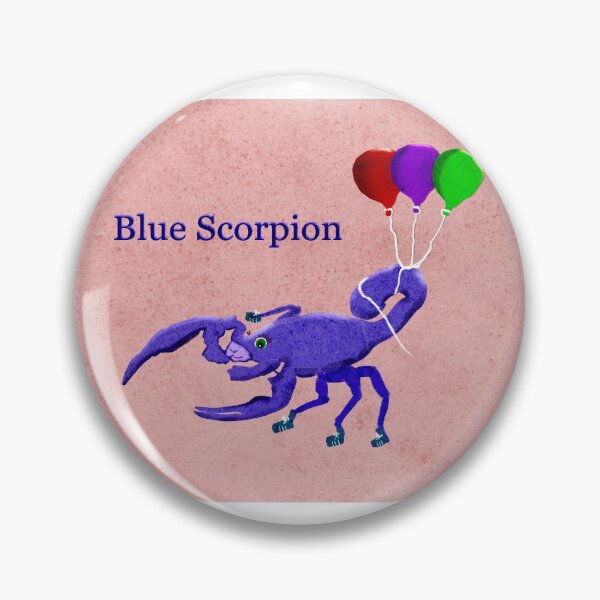 Aperçu de l'œuvre Scorpion bleu amical créée et vendue par Lilmonsto.