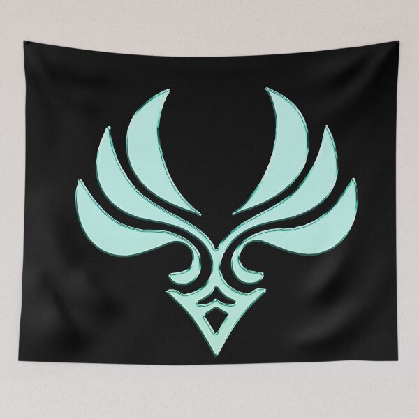 Item preview, Genshin Impact Symbol Element Wind Anemo - Mondstadt - Pastel Colours designed and sold by Fregoulix.