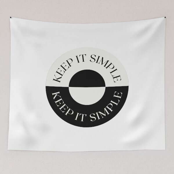Item preview, Keep It Simple Circular Design designed and sold by vishal100ni.