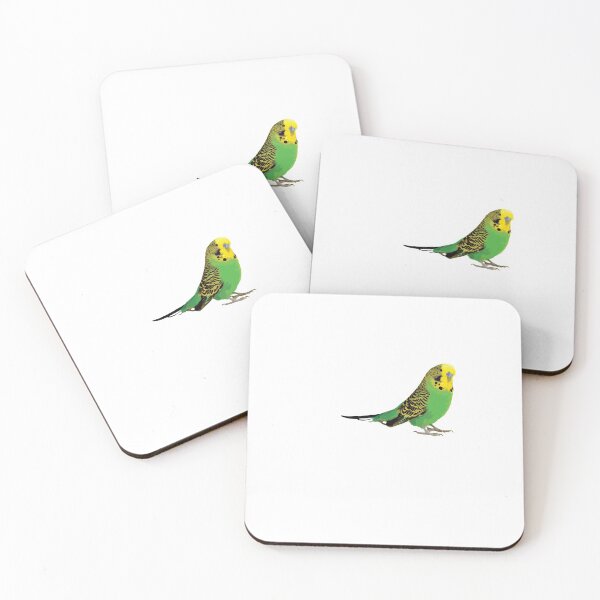 Item preview, Heartbeat Budgie Bird Love designed and sold by redshirtz.