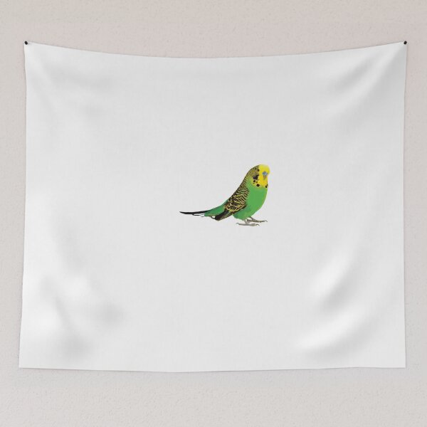 Item preview, Heartbeat Budgie Bird Love designed and sold by redshirtz.