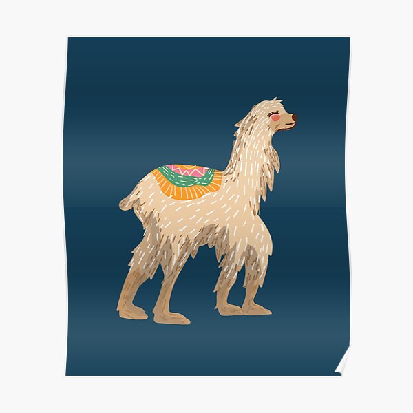 Posters Sur Le Theme Lama Endormi Redbubble