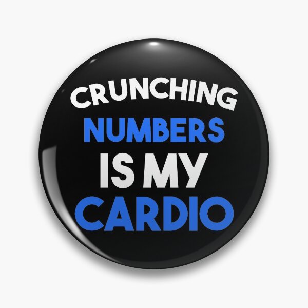 Item preview, Crunching Number Is My Cardio - Funny Accountant Taxes Auditor designed and sold by Alaadin Bendali Braham.