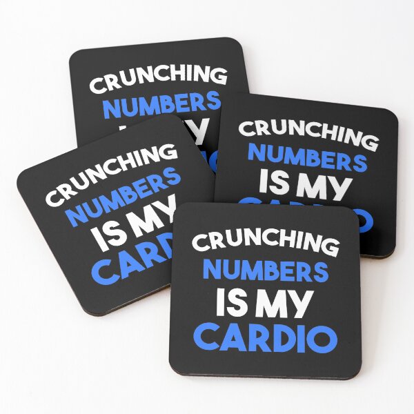 Item preview, Crunching Number Is My Cardio - Funny Accountant Taxes Auditor designed and sold by Alaadin Bendali Braham.