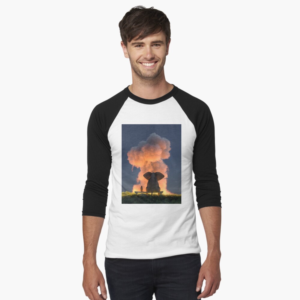 Item preview, Baseball ¾ Sleeve T-Shirt designed and sold by mikekiev.