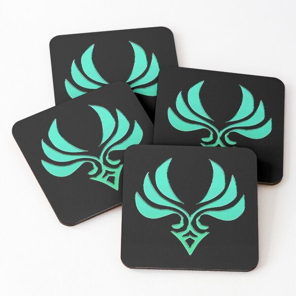 Item preview, Genshin Impact Symbol Element Wind Anemo - Mondstadt - Vibrant Colours designed and sold by Fregoulix.