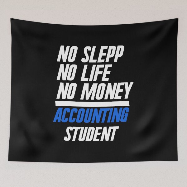 Item preview, No Sleep No Life No Money Accounting Student - Funny Accountant Taxes Auditor designed and sold by Alaadin Bendali Braham.