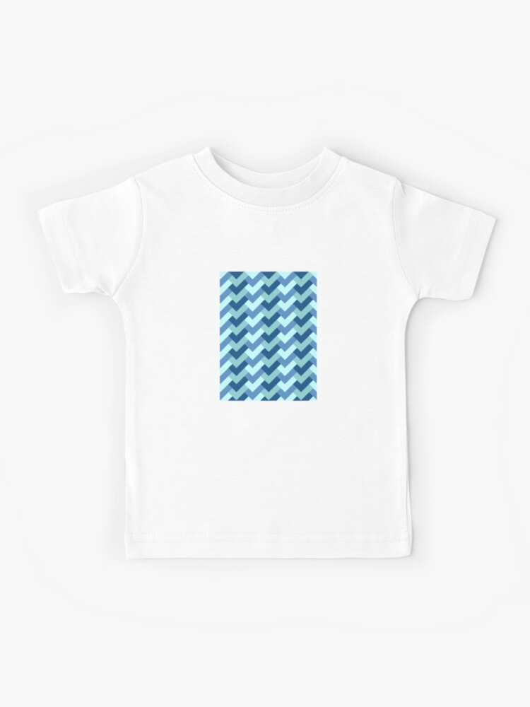 MissCheck Pattern of the Year (BIG) - Check Check Design - AI Aqua and  Classic Blue | Kids T-Shirt