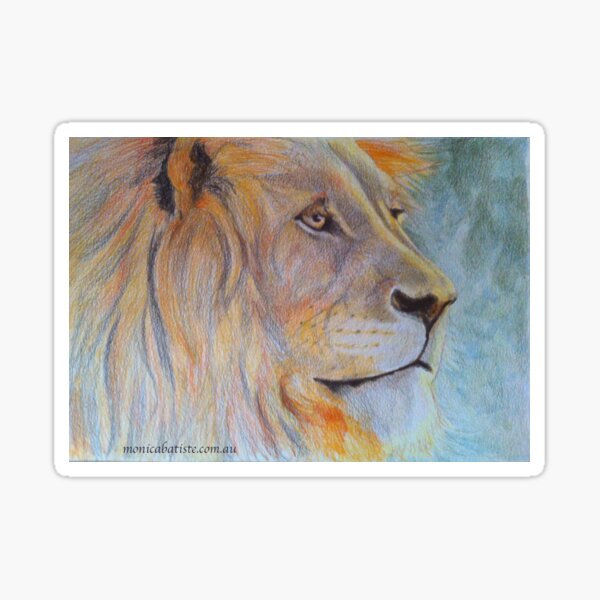LEO LION ROAR Sticker