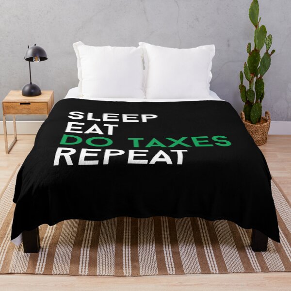 Item preview, Sleep Eat Do Taxes Repeat - Funny Accountant Auditor designed and sold by Alaadin Bendali Braham.