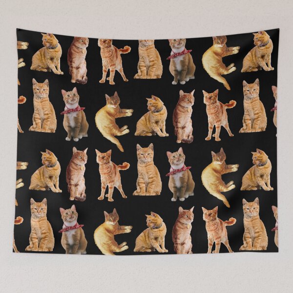 Item preview, Ginger Cat Sticker Pack designed and sold by GroovyRaffRaff.