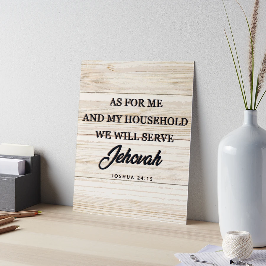 As For Me and My House We Will Serve Jehovah | Christian Home Decor | on sale JW Wood Sign | Best Life Ever JW