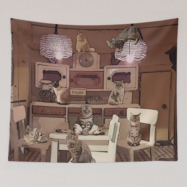 Item preview, Cats in The Kitchen designed and sold by Billgreen54.