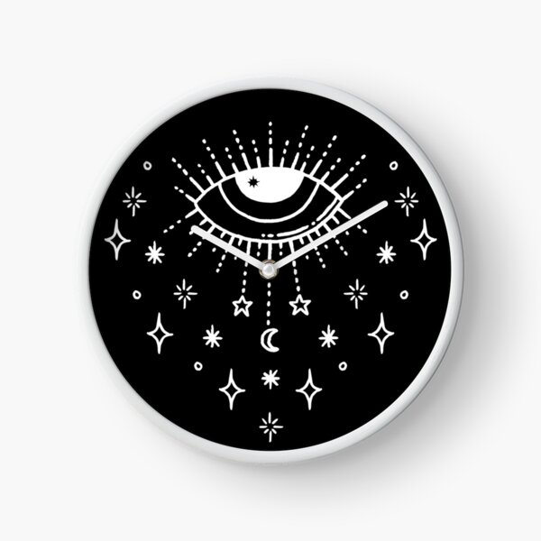 Mystic All Seeing Eye Wiccan Pagan Cheeky Witch® Clock