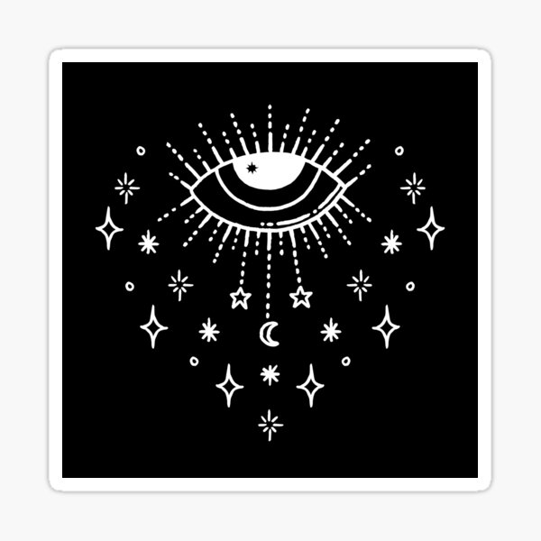 Mystic All Seeing Eye Wiccan Pagan Cheeky Witch® Sticker
