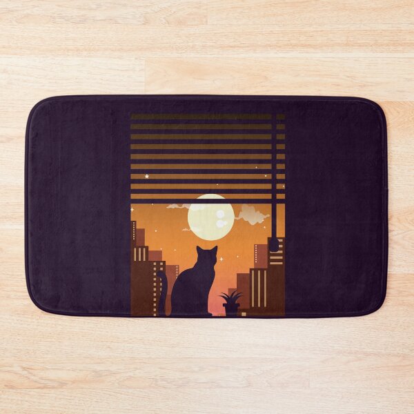 Item preview, Night Cat city View designed and sold by della95.