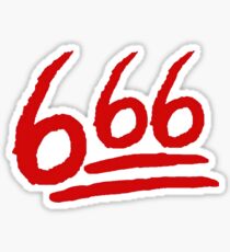 Pegatina 666 en Fleek