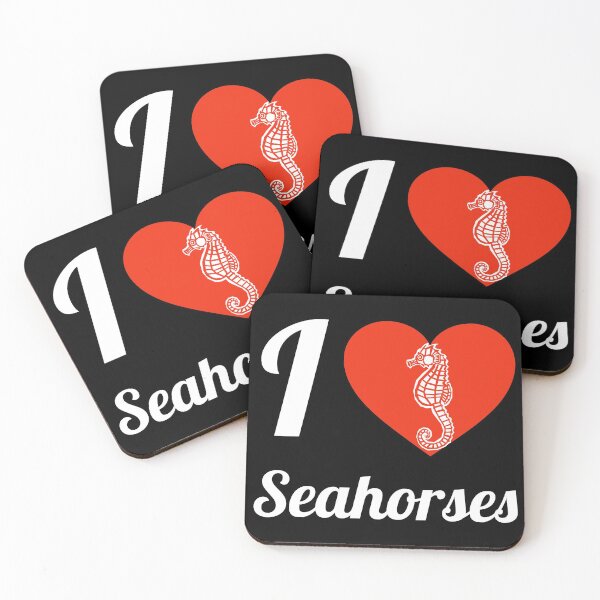 Item preview, I Love Seahorses designed and sold by BeardedTree.
