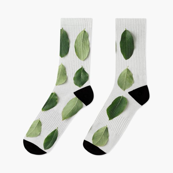 Item preview, Simple Leaf Pattern on White Background Cute Foliage Design designed and sold by natalieritchie.