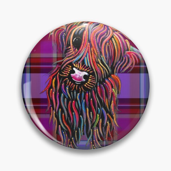 Item preview, SCoTTiSH HiGHLaND CoW ' TaRTaN BoLLY P ' BY SHiRLeY MacARTHuR designed and sold by Shirley MacArthur Art.