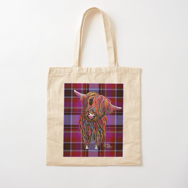 Aperçu de l'œuvre ScoTTiSH HiGHLaND CoW 'TaRTaN CoLLy P' PAR SHiRLeY MacArTHuR créée et vendue par Shirley MacArthur Limited.