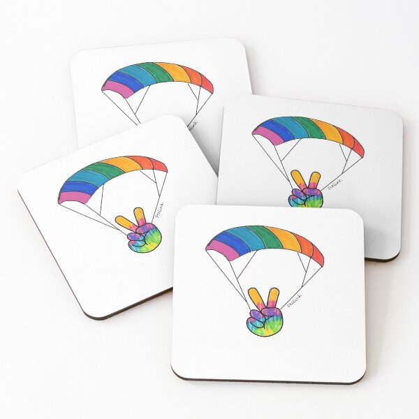 Item preview, Paragliding Paragliding Peace and Love designed and sold by DoraISI.