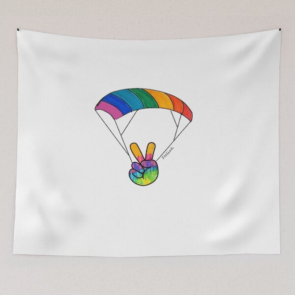 Item preview, Paragliding Paragliding Peace and Love designed and sold by DoraISI.