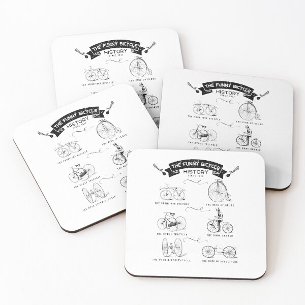 Item preview, Funny Bike History 1817 designed and sold by catsandmore.