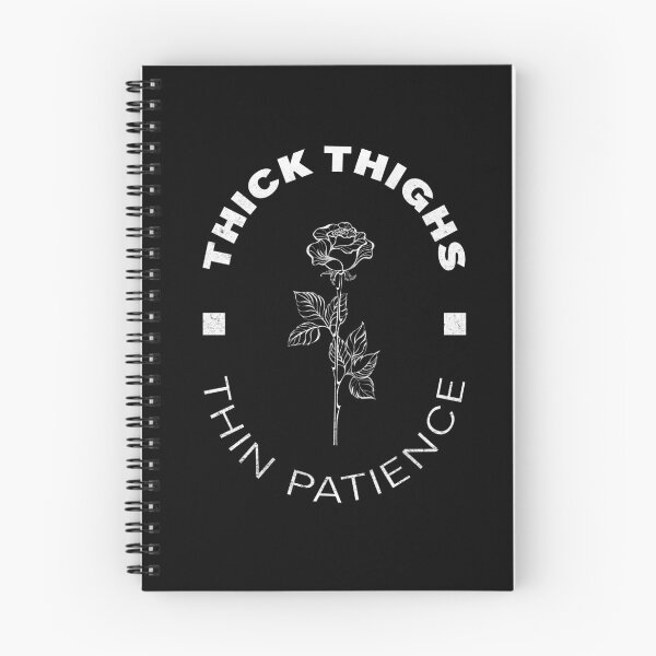 Item preview, Thick thighs thin patience designed and sold by Simple Text.