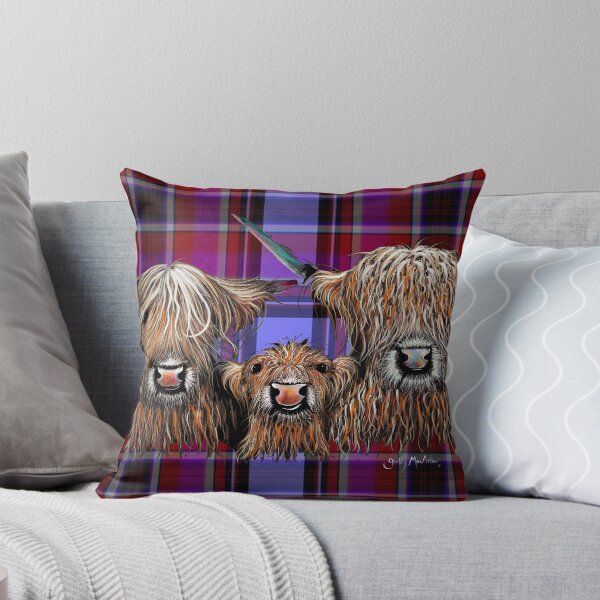 Item preview, SCoTTiSH HiGHLaND CoW ' TaRTaN We 3 CooS P ' BY SHiRLeY MacARTHuR designed and sold by Shirley MacArthur Limited.