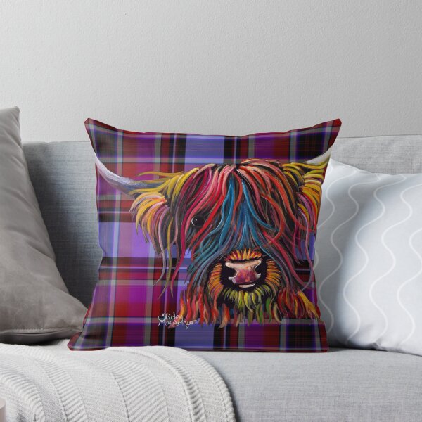 Item preview, SCoTTiSH HiGHLaND CoW ' SWeeT P TaRTaN P ' BY SHiRLeY MacARTHuR designed and sold by Shirley MacArthur Limited.