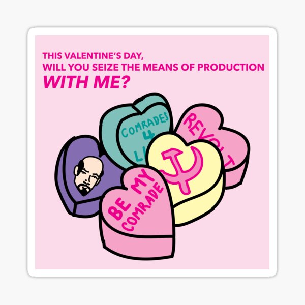Communist Valentine Sticker