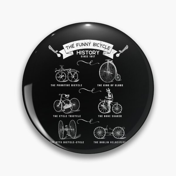 Item preview, Funny Bike History 1817 designed and sold by catsandmore.
