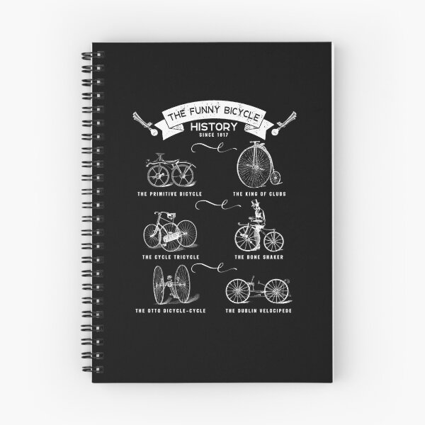 Item preview, Funny Bike History 1817 designed and sold by catsandmore.