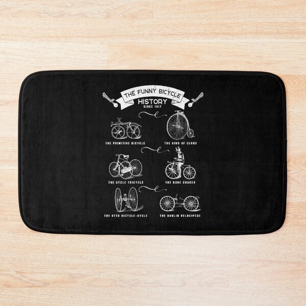 Item preview, Funny Bike History 1817 designed and sold by catsandmore.