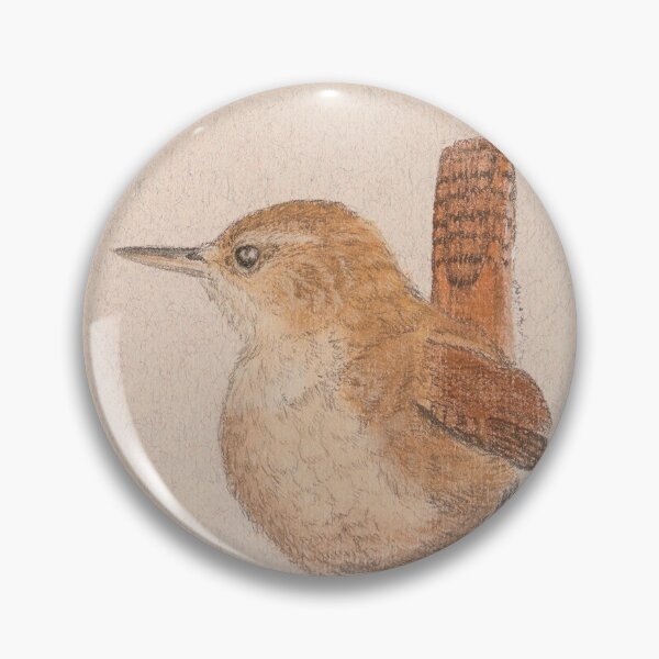 Wren/Roitelet Pin