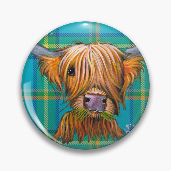 Item preview, SCoTTiSH HiGHLaND CoW ' TaRTaN LiTTLe ViKiNG ' by SHiRLeY MacARTHuR designed and sold by Shirley MacArthur Art.