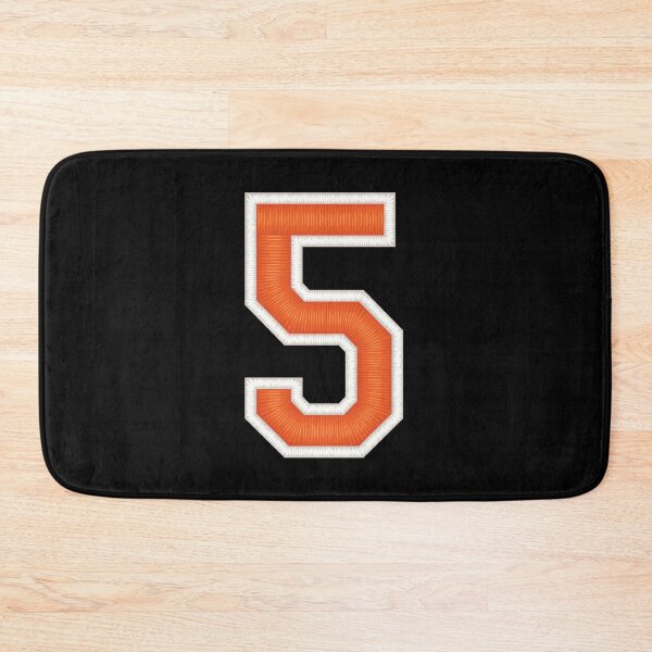 Item preview, Sports Number 5 Jersey Five Orange designed and sold by elhefe.